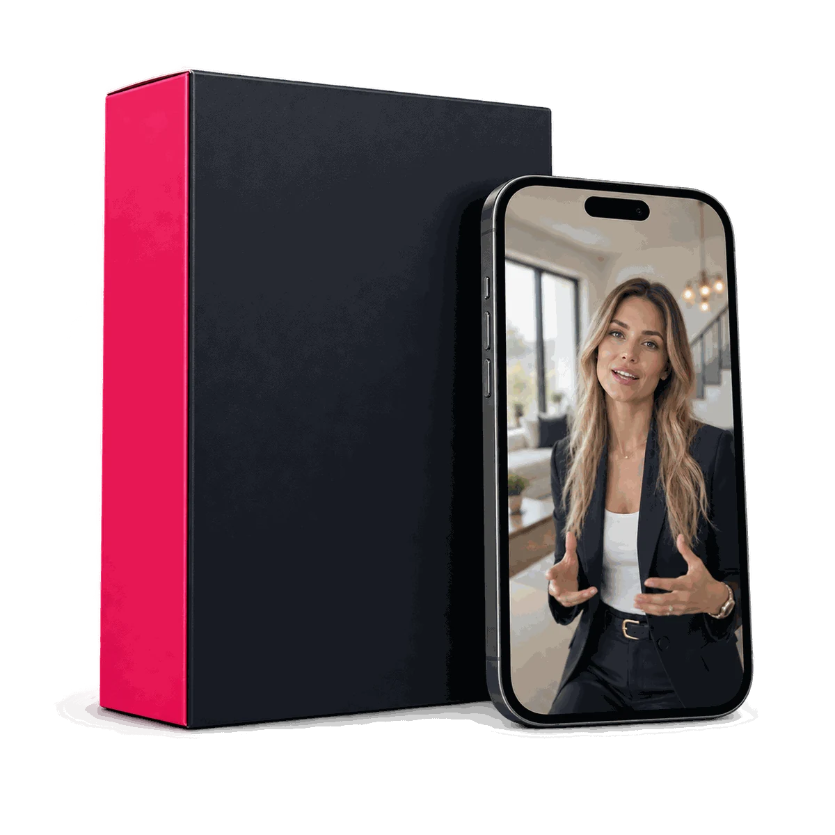 The First Reel Course box beside a phone